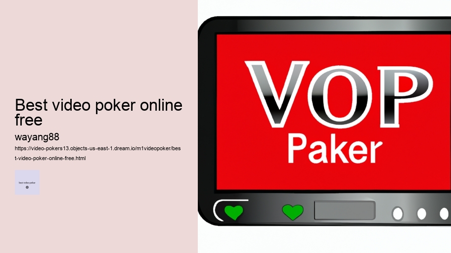 best video poker online free
