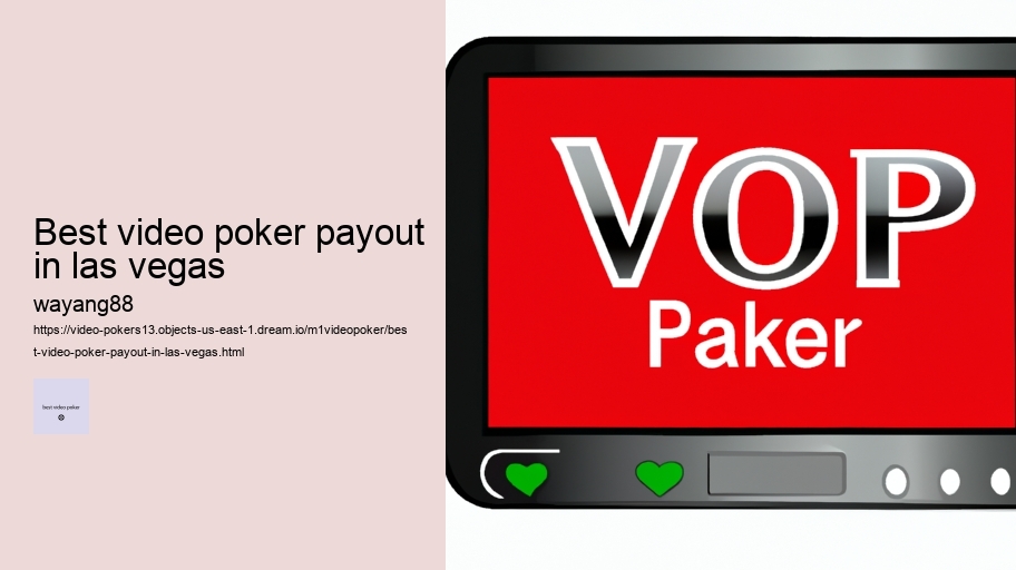 best video poker payout in las vegas