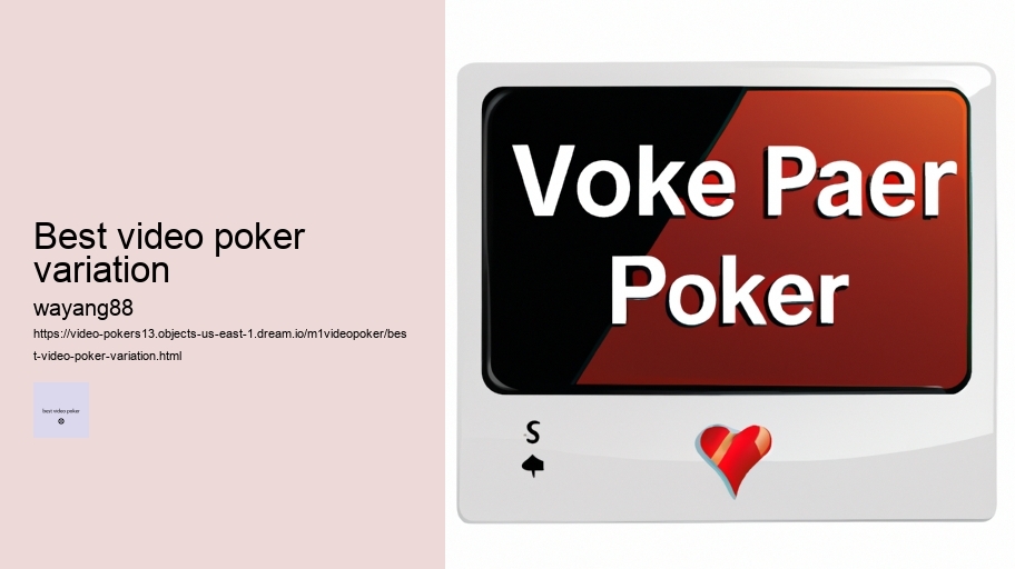 best video poker variation